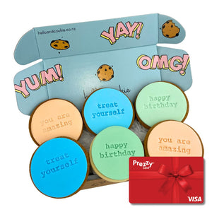 Happy Birthday with Visa Prezzy Card - Hello & Cookie - Cookies